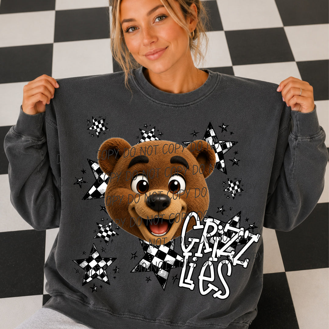 Grizzlies Big Mascot Energy mascot DTF transfer