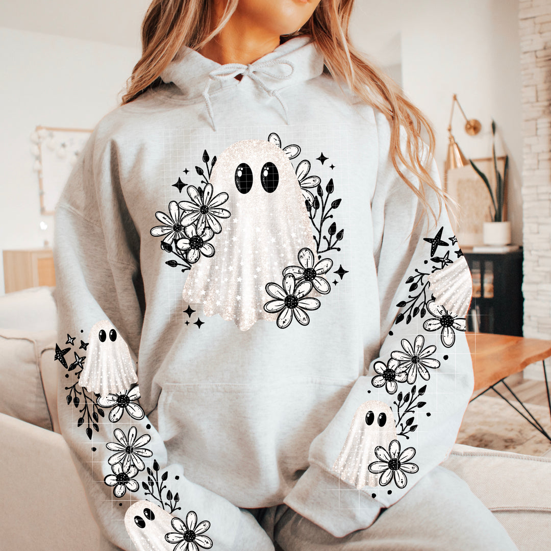 GRUNGE FLORALS GHOST