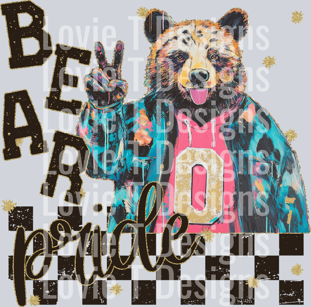 GRUNGE MASCOTS BEAR