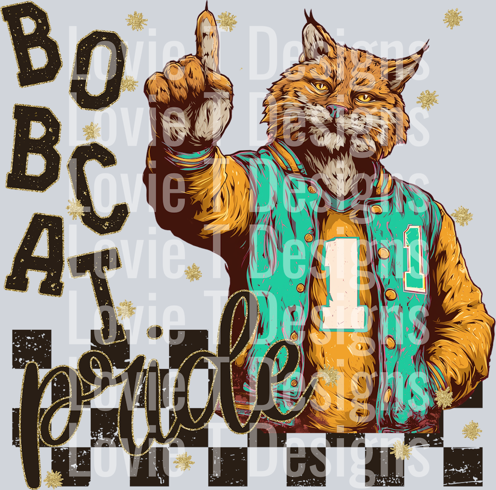 GRUNGE MASCOTS BOBCAT 2
