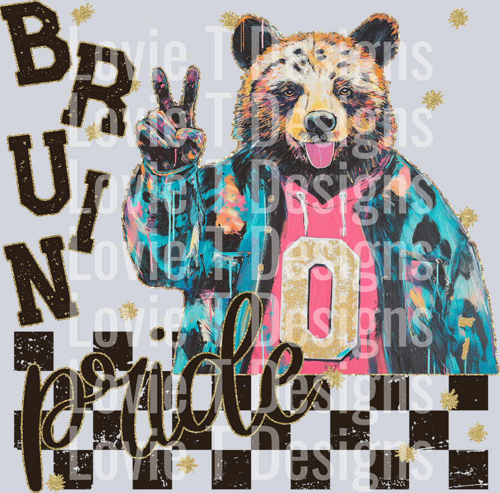 GRUNGE MASCOTS BRUIN