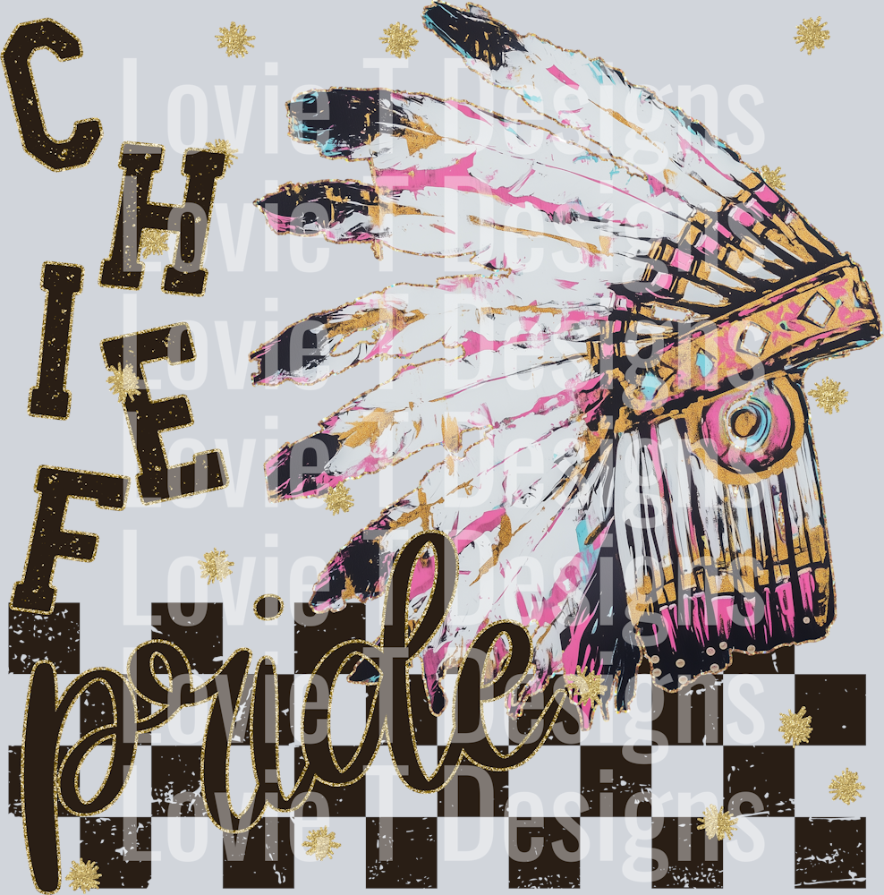 GRUNGE MASCOTS CHIEF