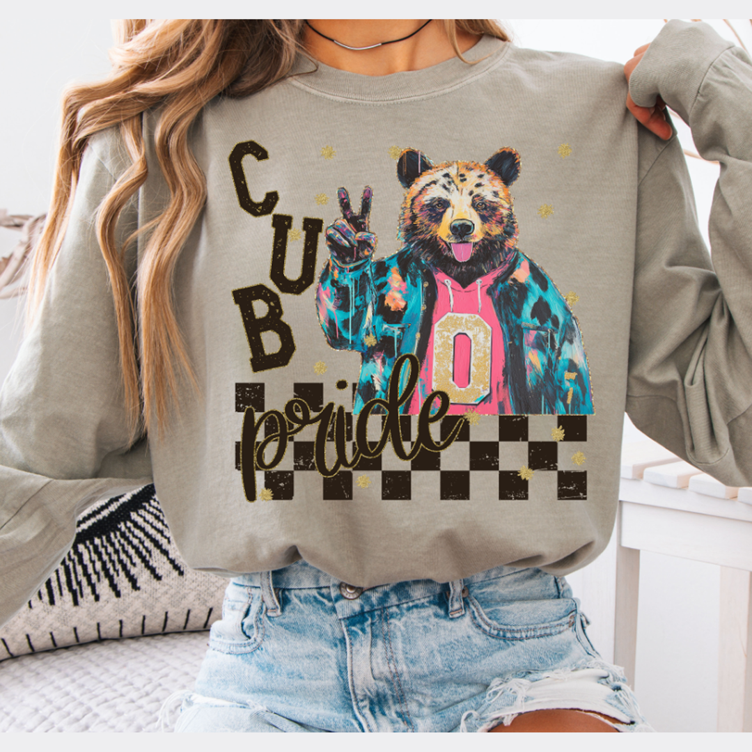Grunge Mascots Cub – DTF Transfer – product image