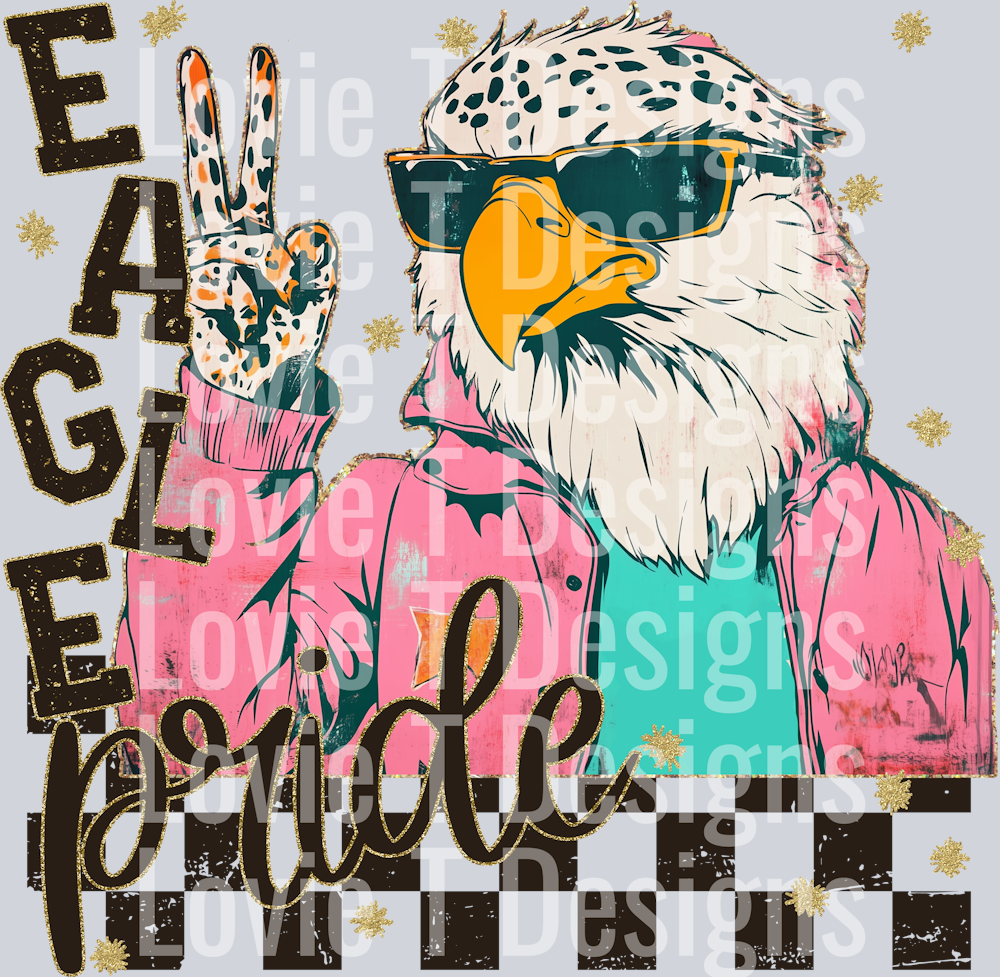 GRUNGE MASCOTS EAGLE