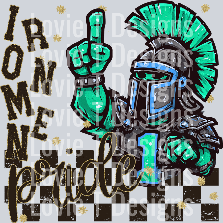 GRUNGE MASCOTS IRONMEN