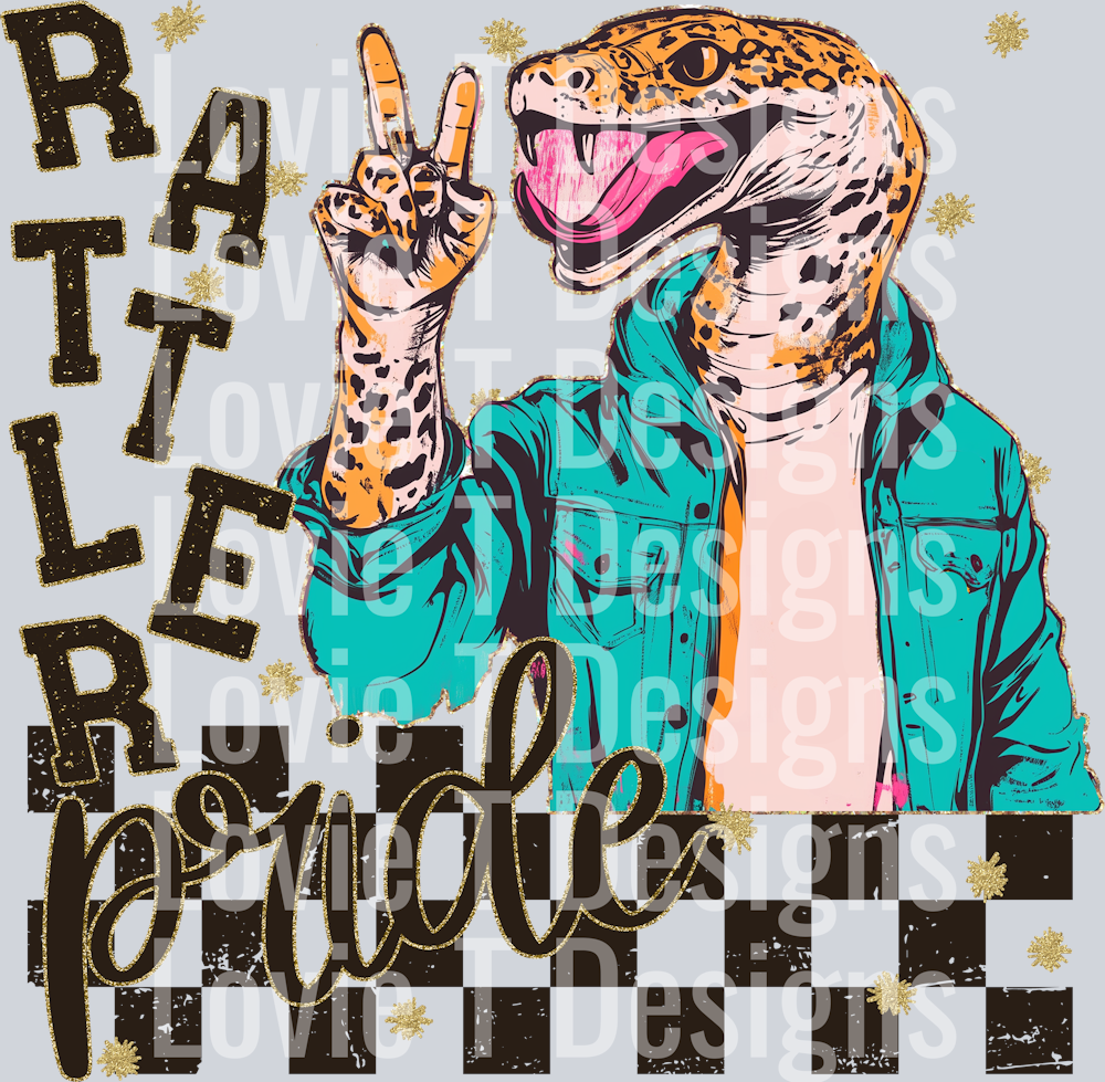 GRUNGE MASCOTS RATTLER