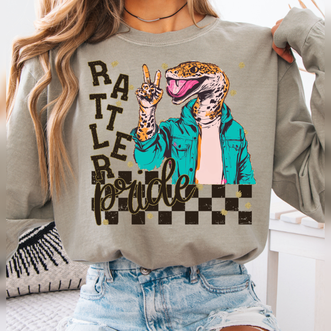 Grunge Mascots Rattler – DTF Transfer – product image