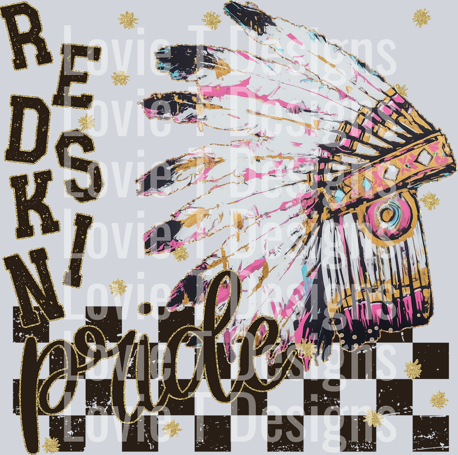 GRUNGE MASCOTS REDSKIN