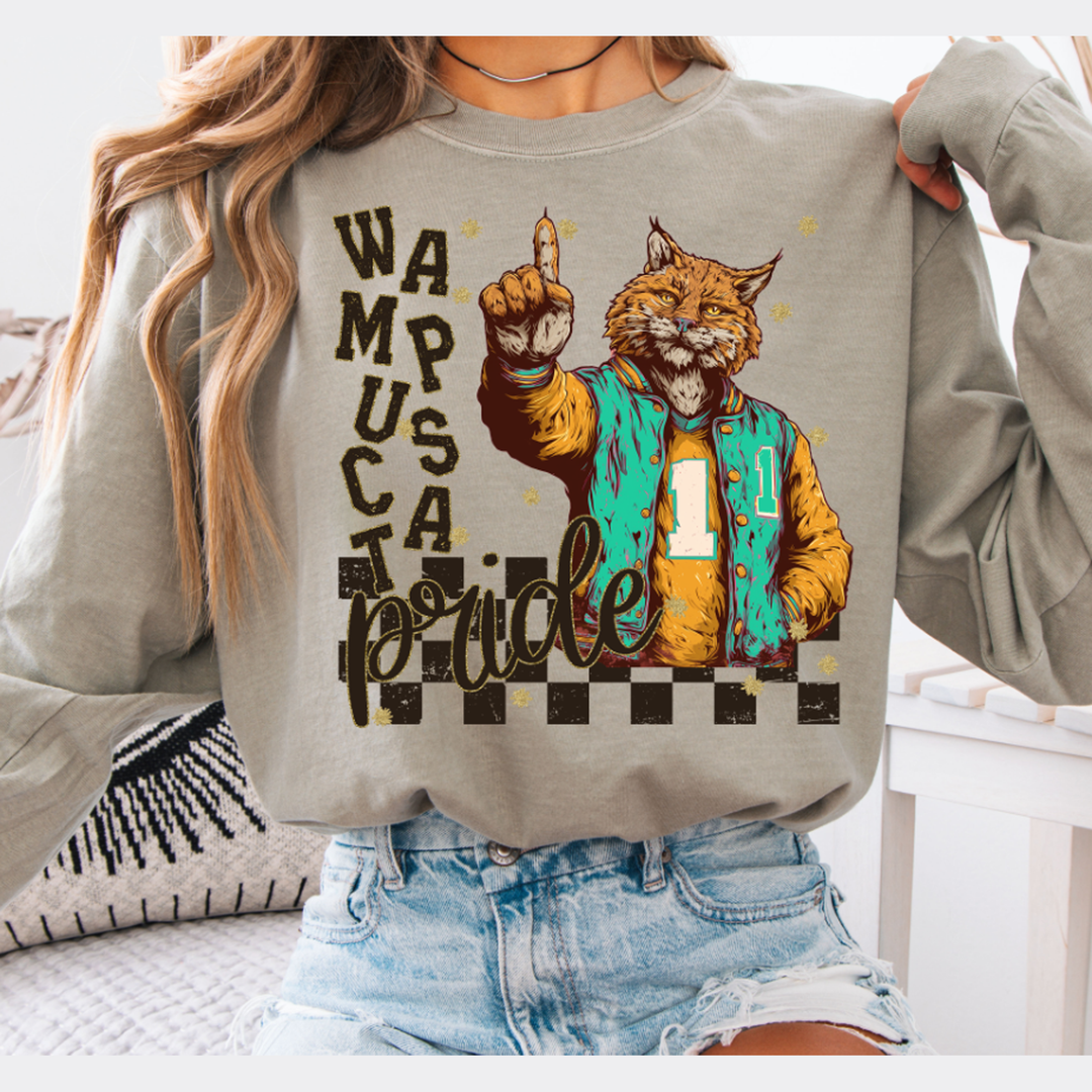 Grunge Mascots Wampus Cat – DTF Transfer – product image