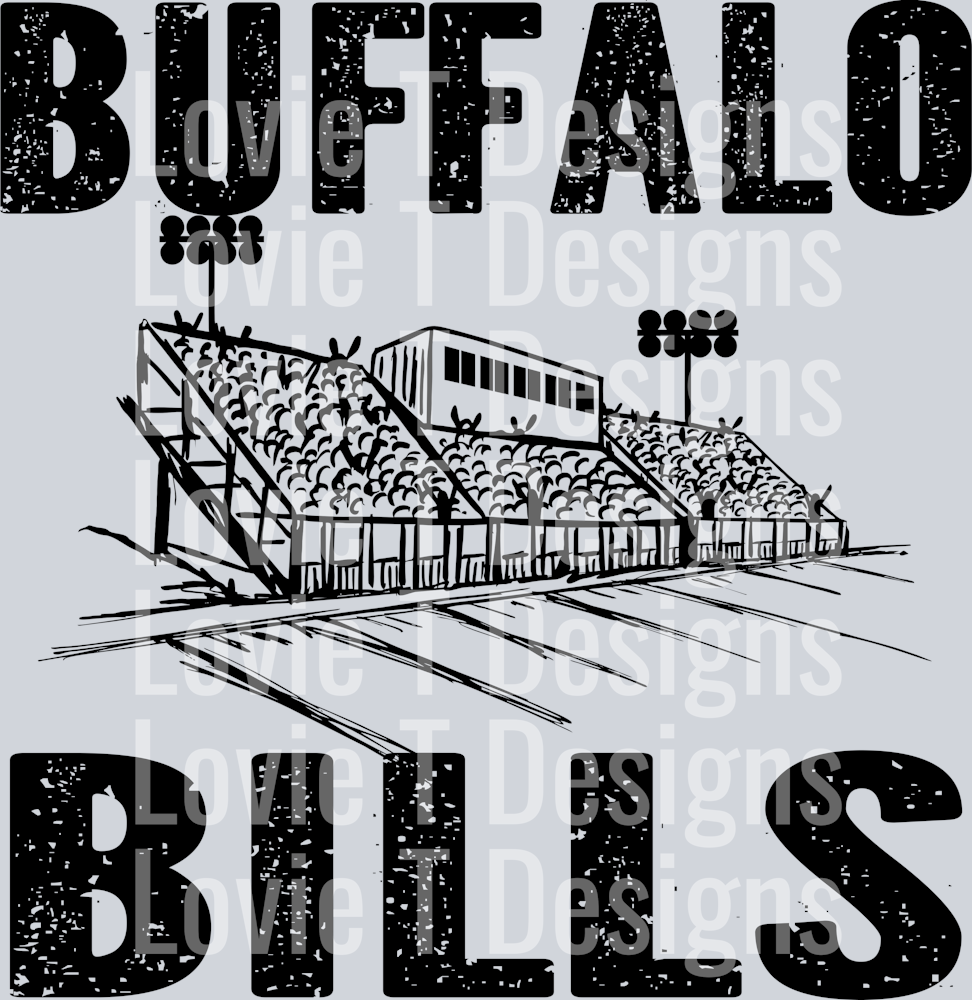 GRUNGE STADIUM BUFFLO BILLS