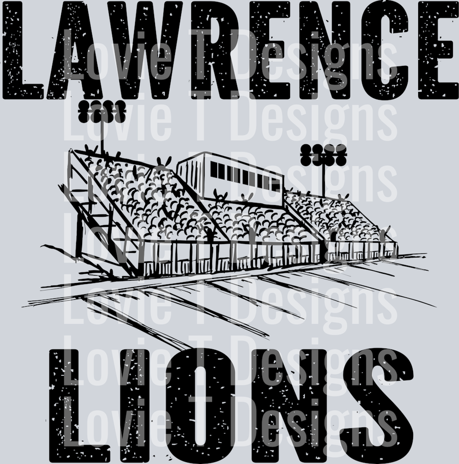 GRUNGE STADIUM LAWRENCE LIONS