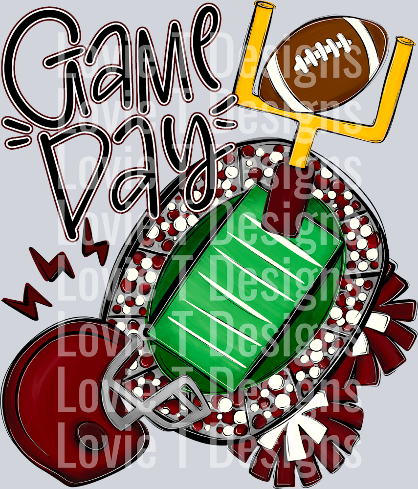 GAME DAY MAROON