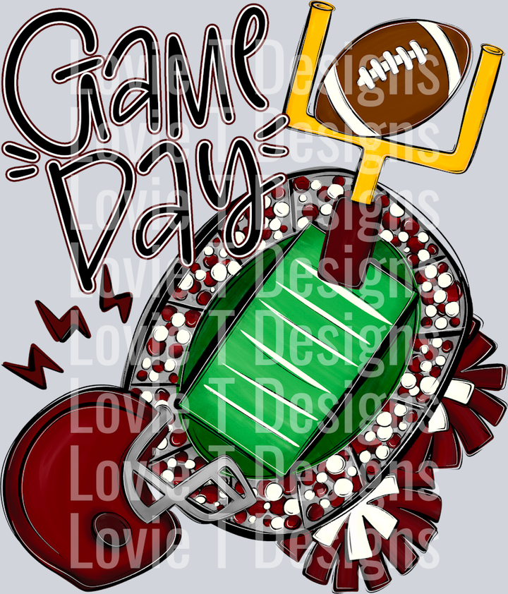 GAME DAY MAROON