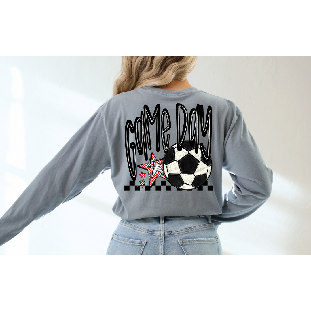 GAME DAY SOCCER CHECKER   CUSTOM COLORS