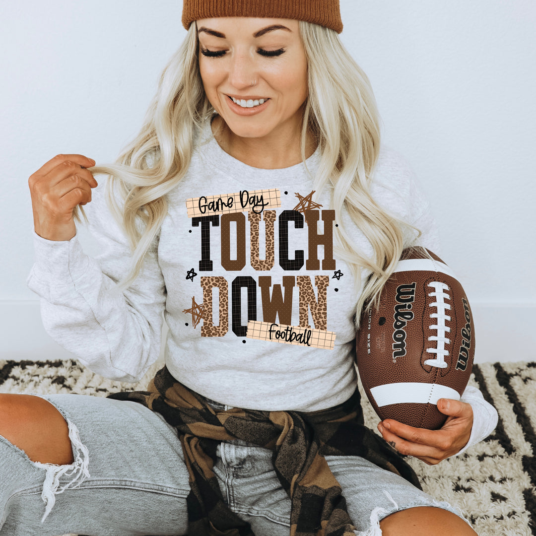 Game Day Touchdown DTF transfer – mockup