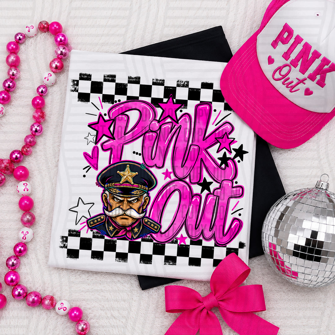 Generals Pink Out mascot DTF transfer