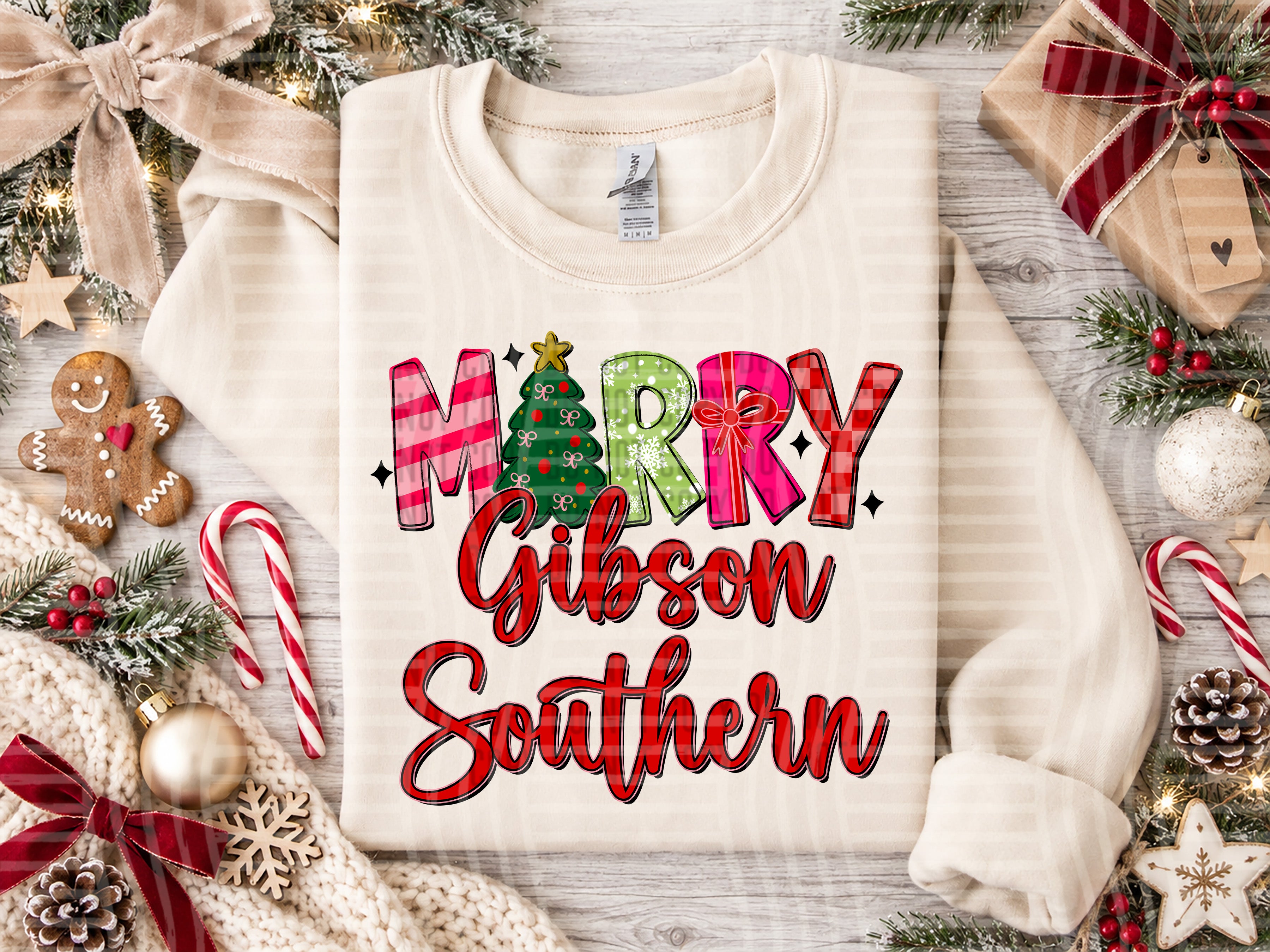 Merry Mascots Gibson Southern design