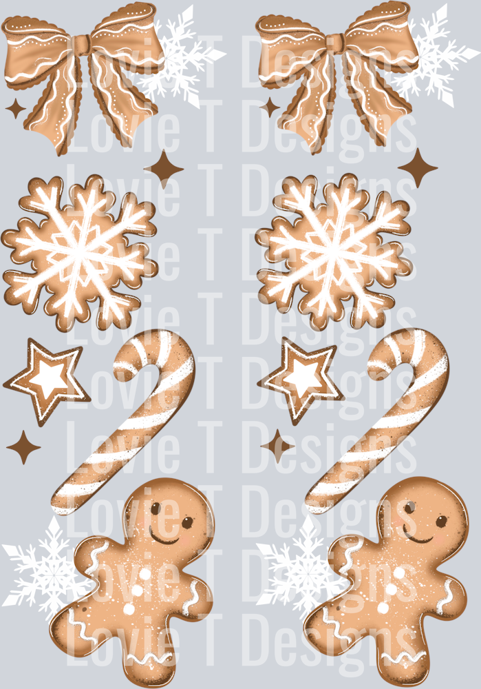 Gingerbread Collage Sleeves