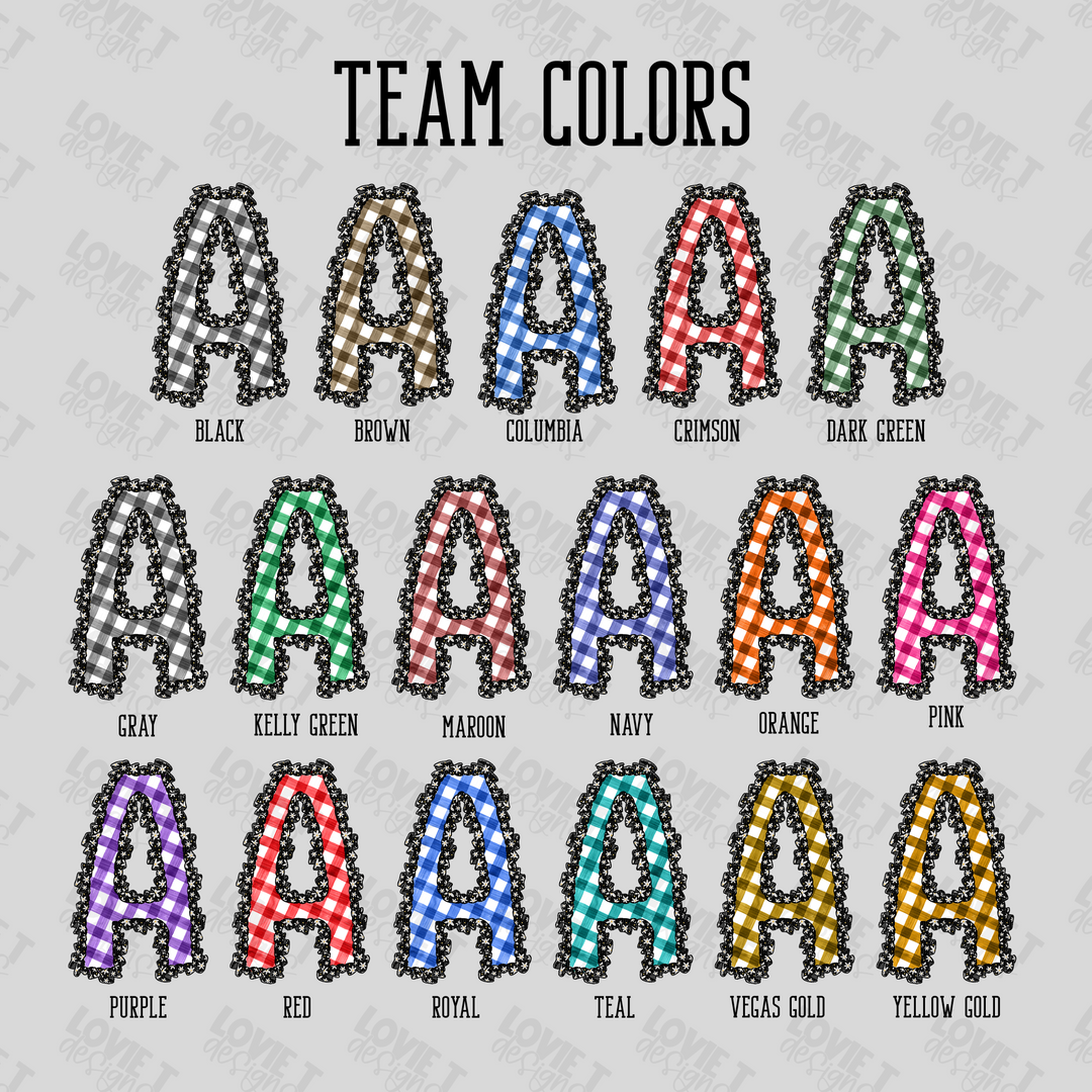 Gingham + Ruffle Customs