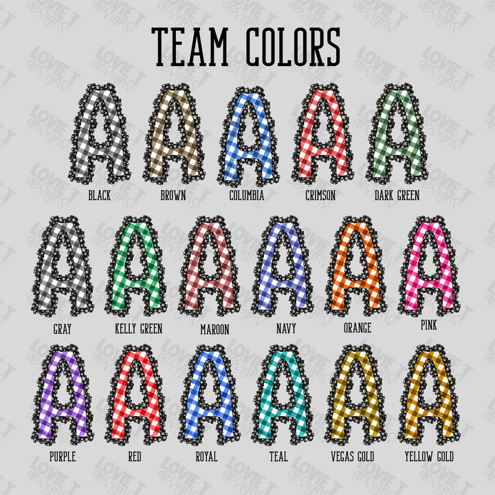 Gingham + Ruffle Customs