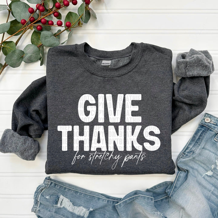 GIVE THANKS WHITE