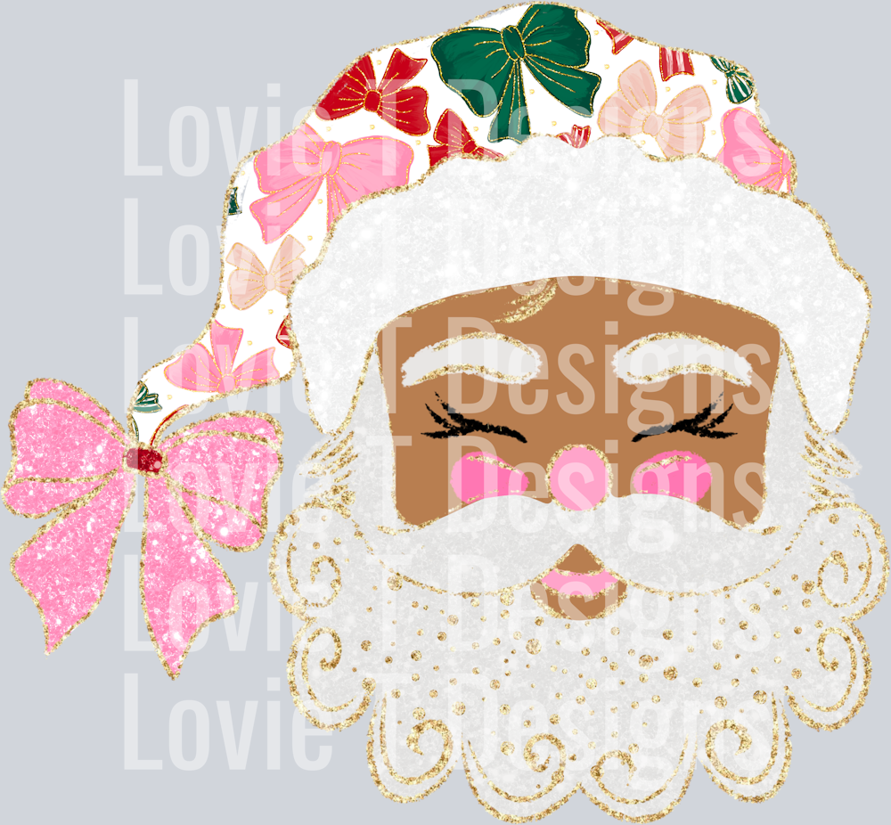 Glittered Up Santa Medium Tone