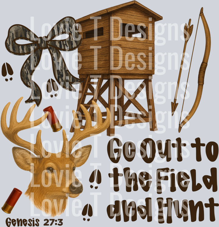Go Out To The Field and Hunt with Bow
