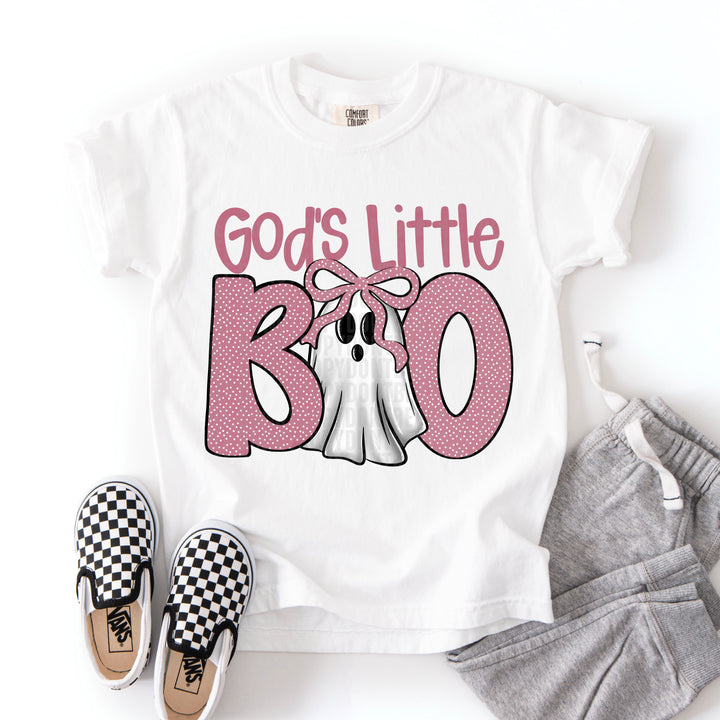GODS LITTLE BOO MAUVE DOTTIES