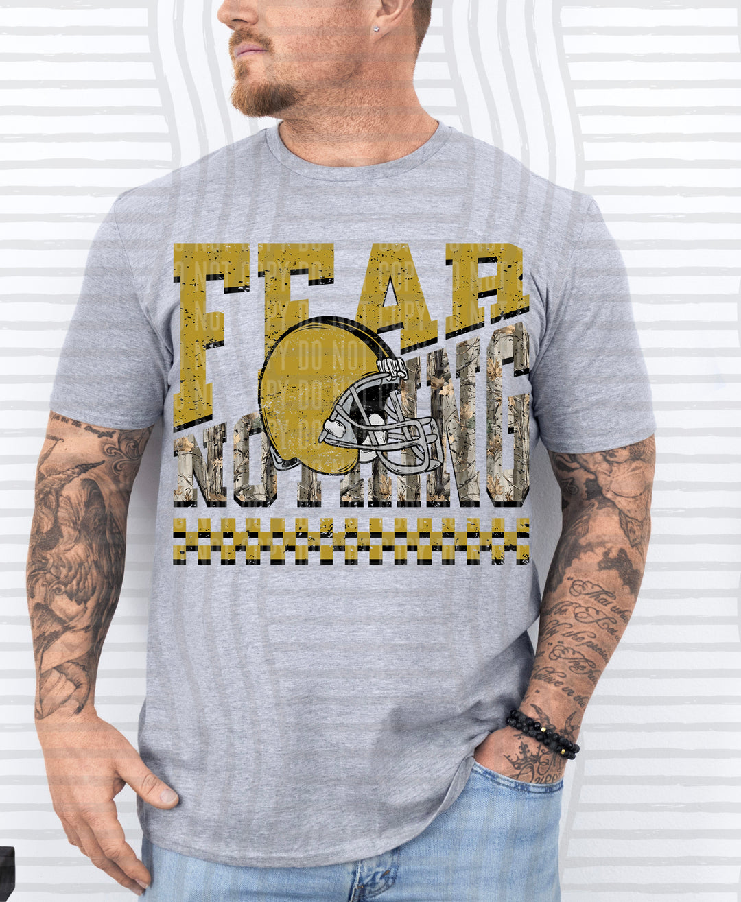 Fear Nothing Gold – Completed Tee
