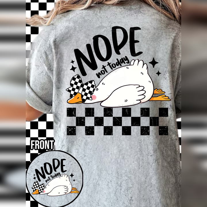 Goose Not Today Pocket – DTF Transfer – product image