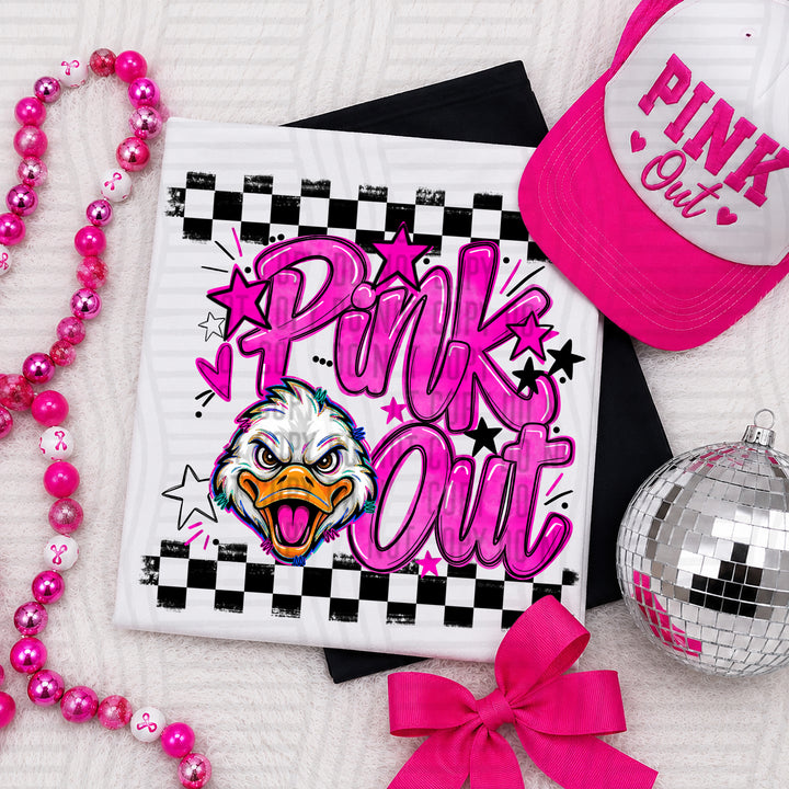 Goslings Pink Out mascot DTF transfer