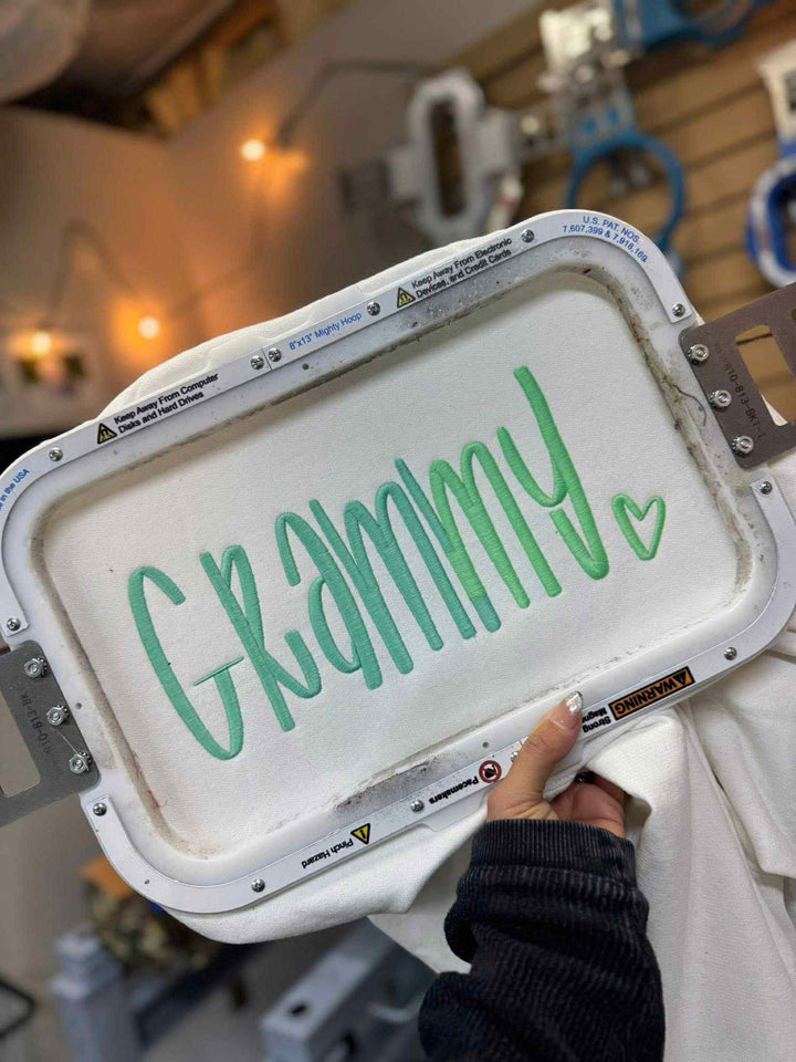 Grammy Embroidery Crewneck