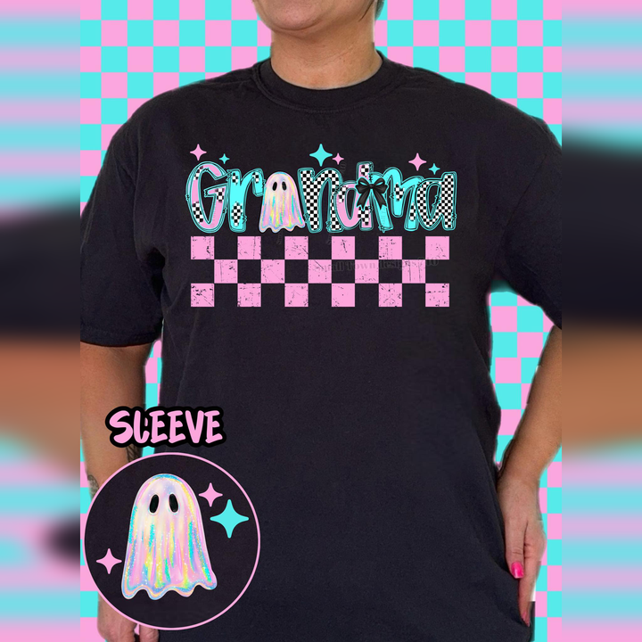 Grandma Holographic Ghost – DTF Transfer – product image