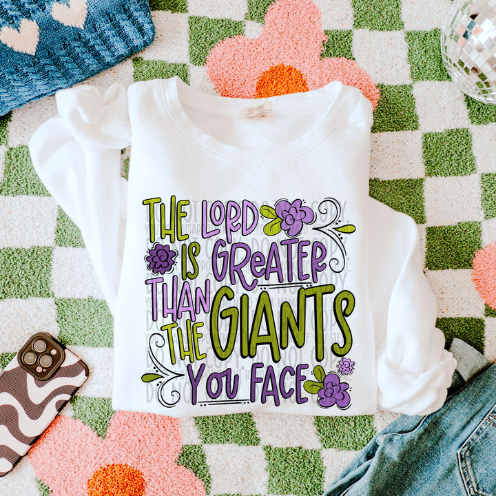 GREATER THAN GIANTS