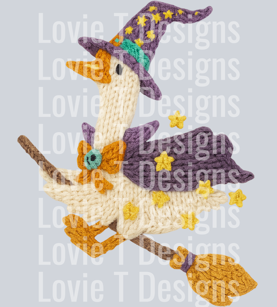 HALLOWEEN GOOSE BROOM