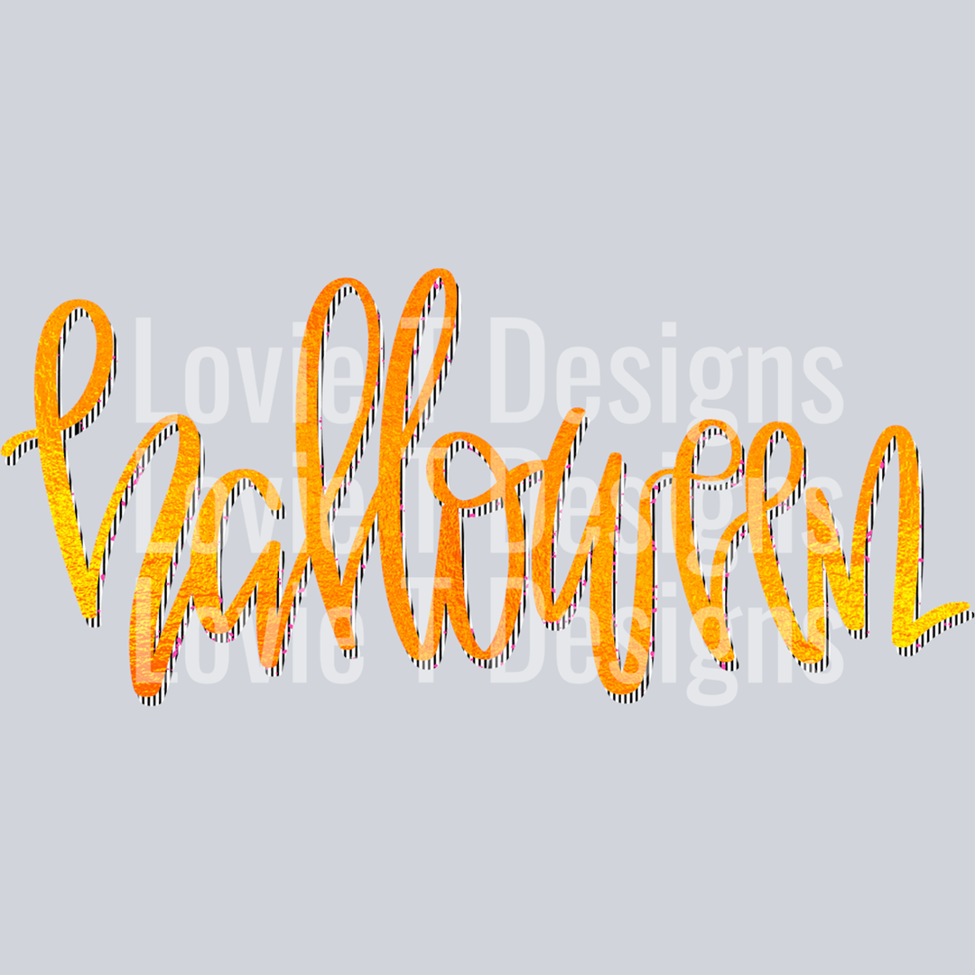 Handwritten Halloween – DTF Transfer – product image