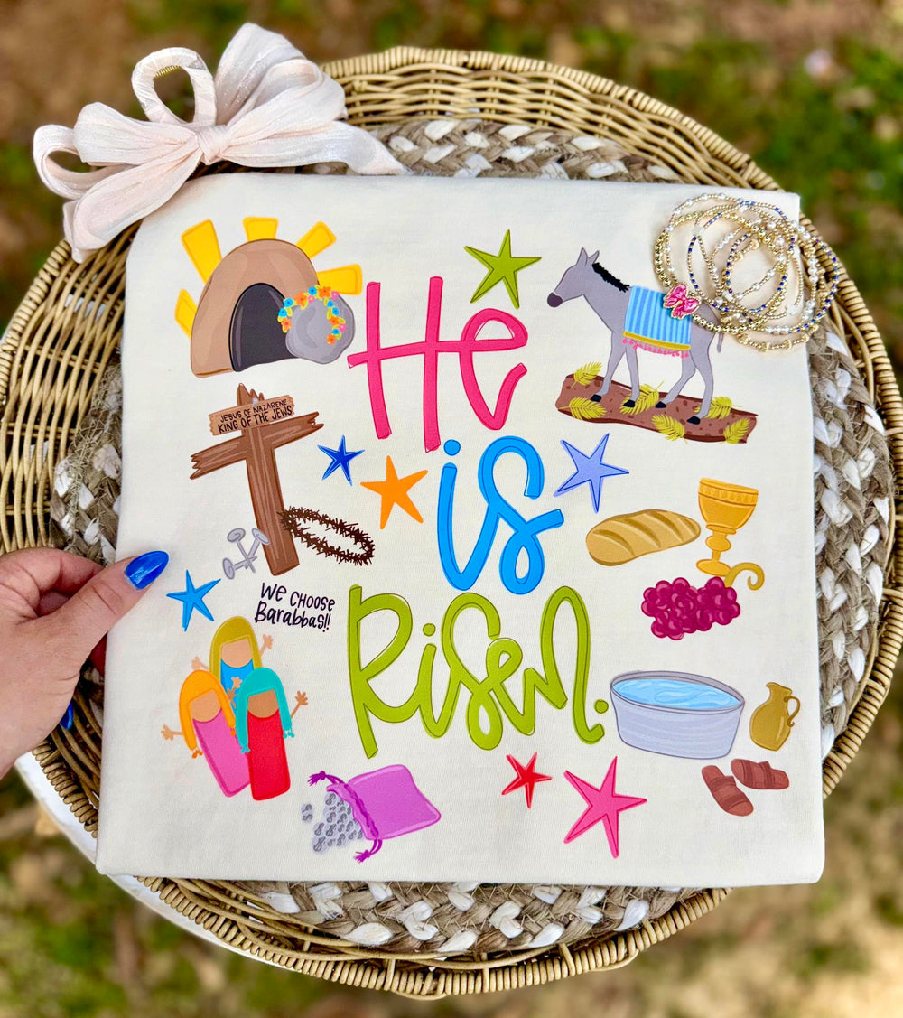 He Is Risen DTF transfer design