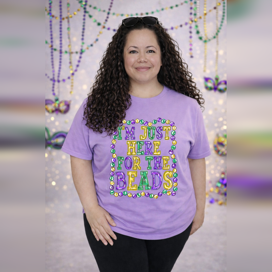 Here for the Beads – DTF Transfer – product image