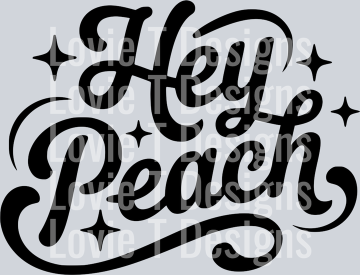 HEY PEACH PNG