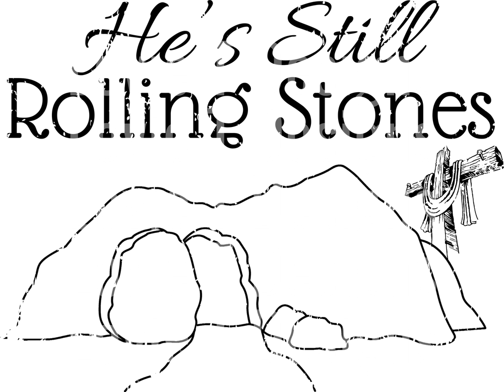 HE_S STILL ROLLING STONES LINE ART BLACK