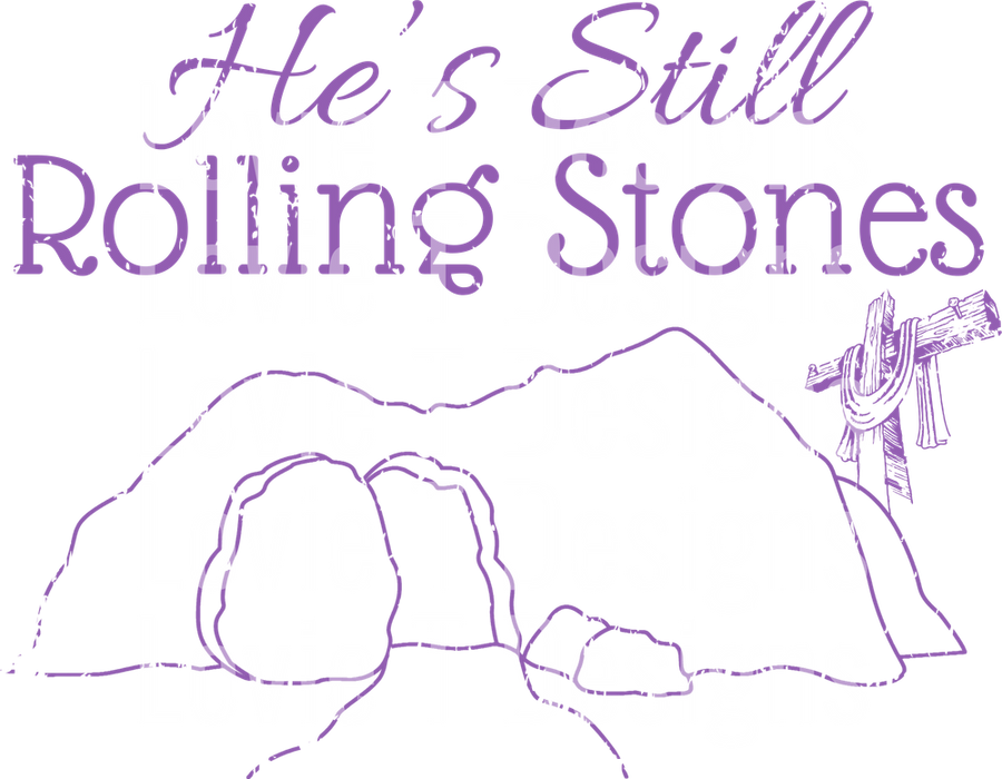 HE_S STILL ROLLING STONES LINE ART PURPLE