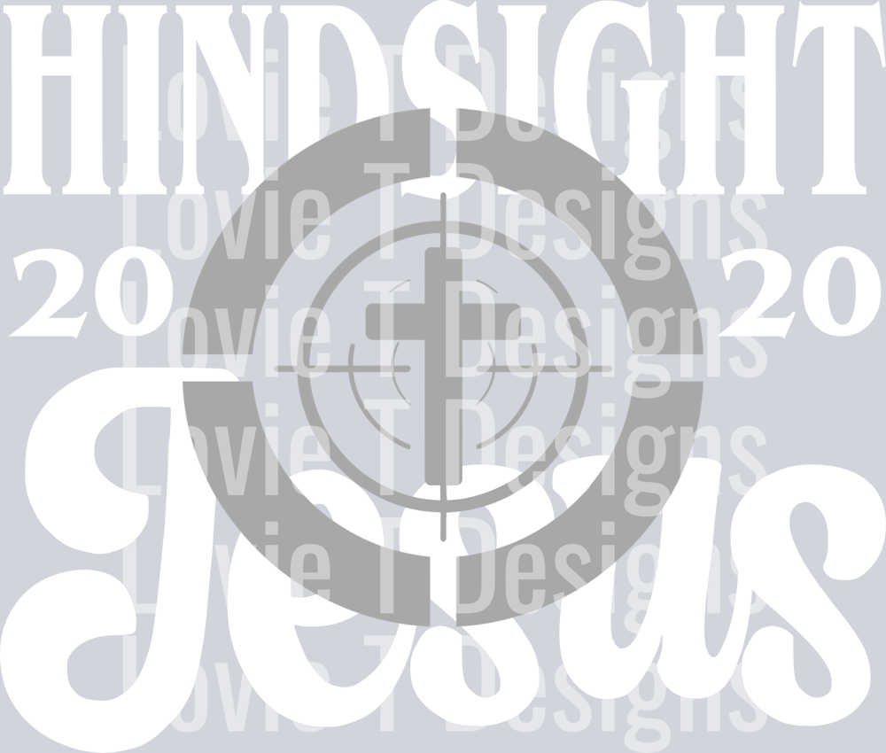 Hindsight Jesus - white