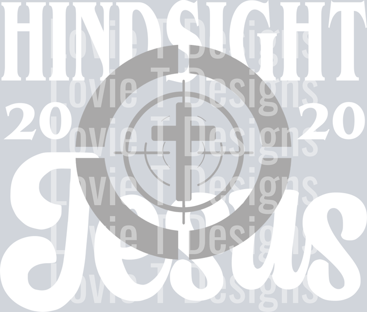 Hindsight Jesus - white