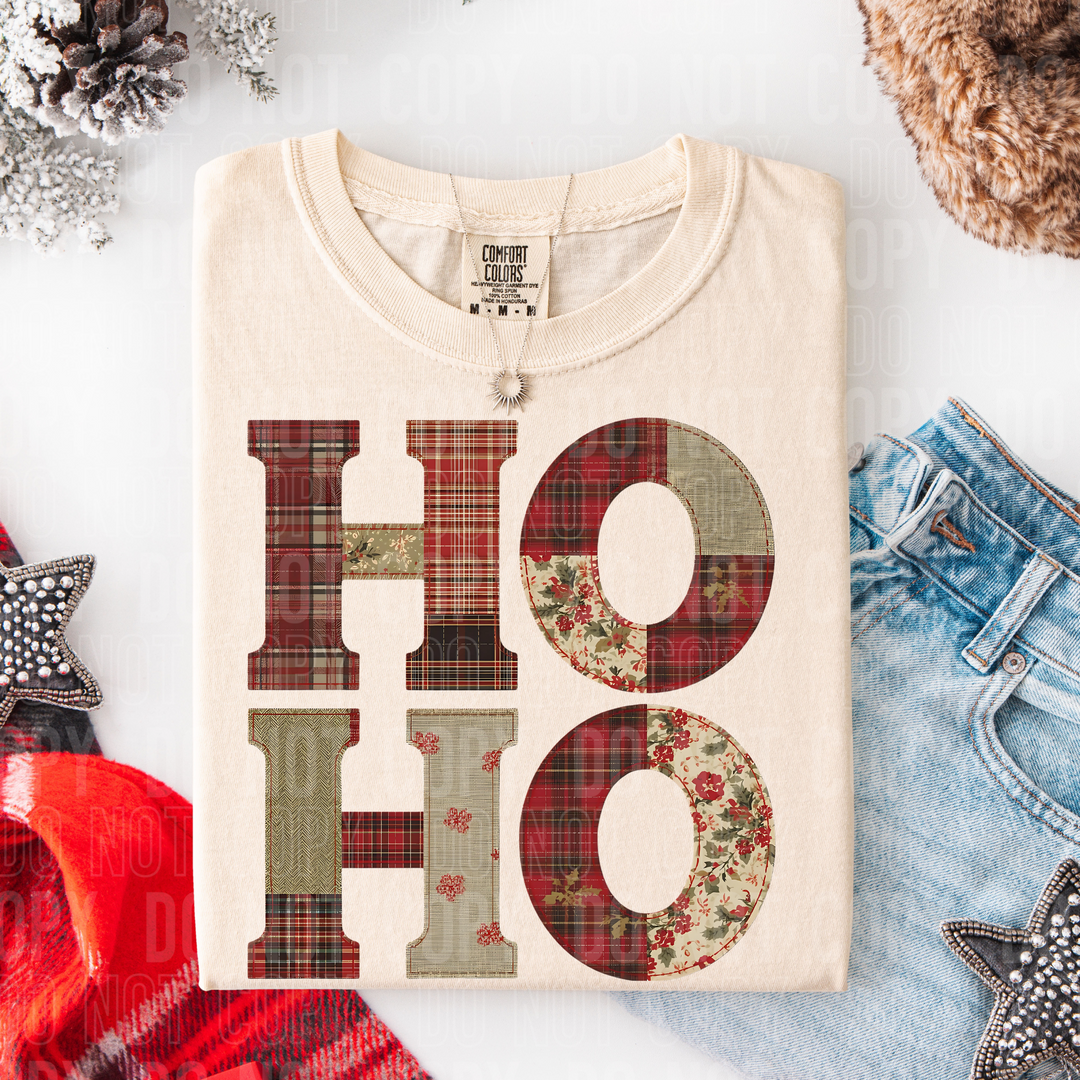 HO HO CHRISTMAS PATCH