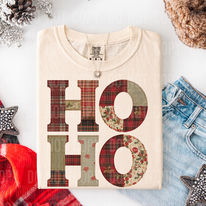 HO HO CHRISTMAS PATCH