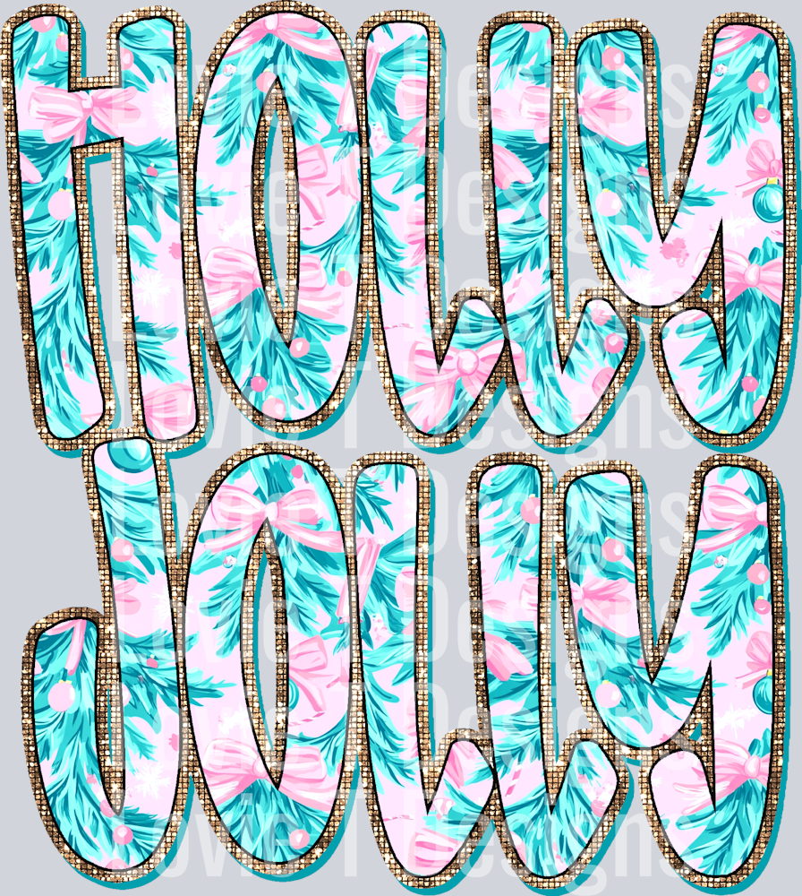 Holly Jolly Pastel