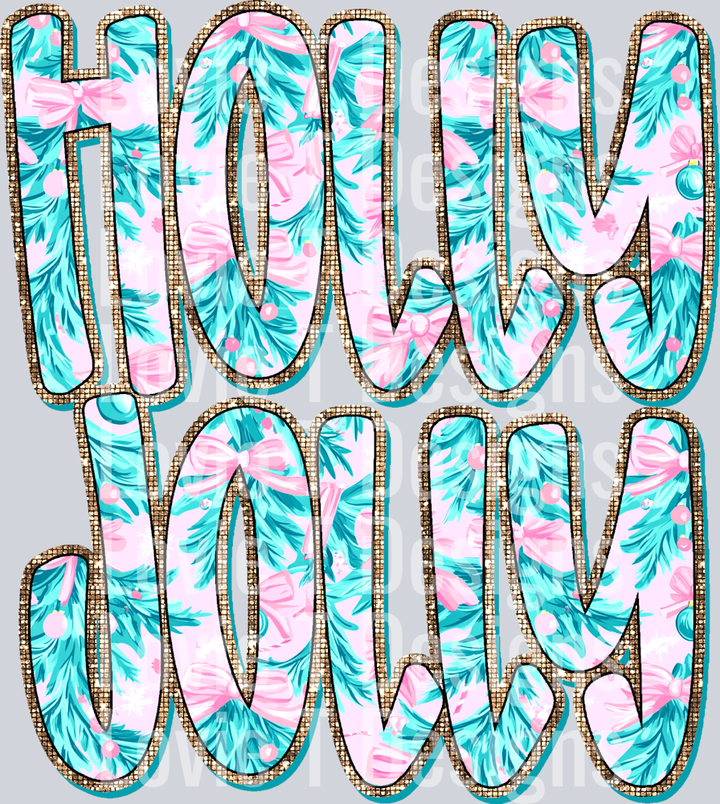 Holly Jolly Pastel