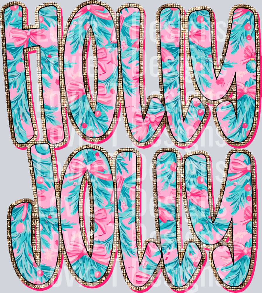Holly Jolly Pink