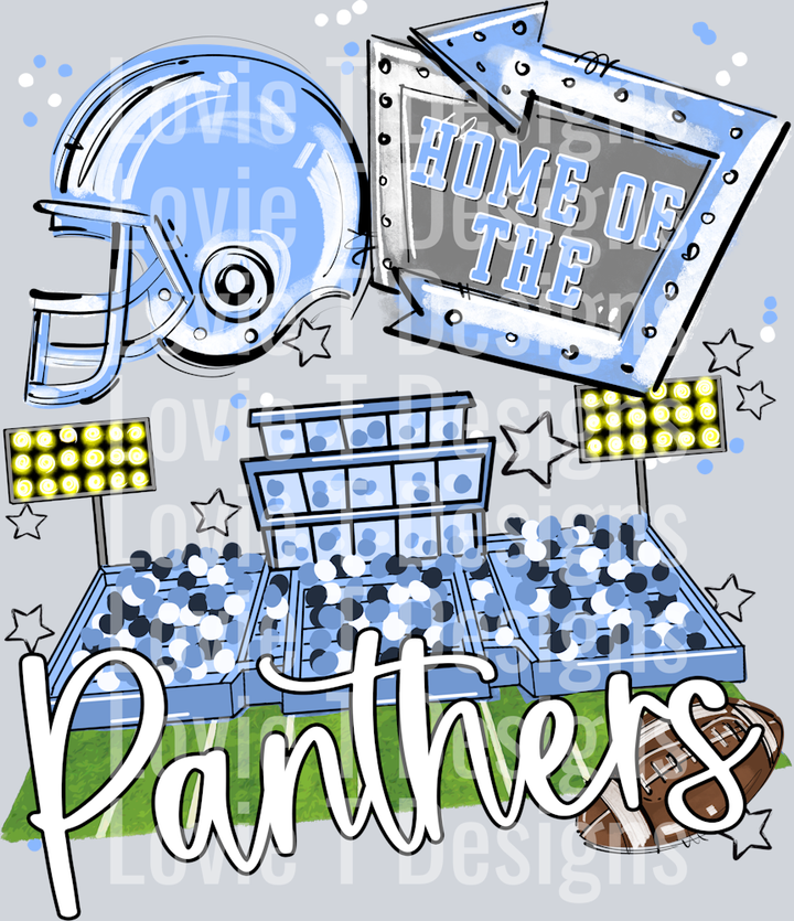 HOME OF THE FIELD COLUMBIA PANTHERS