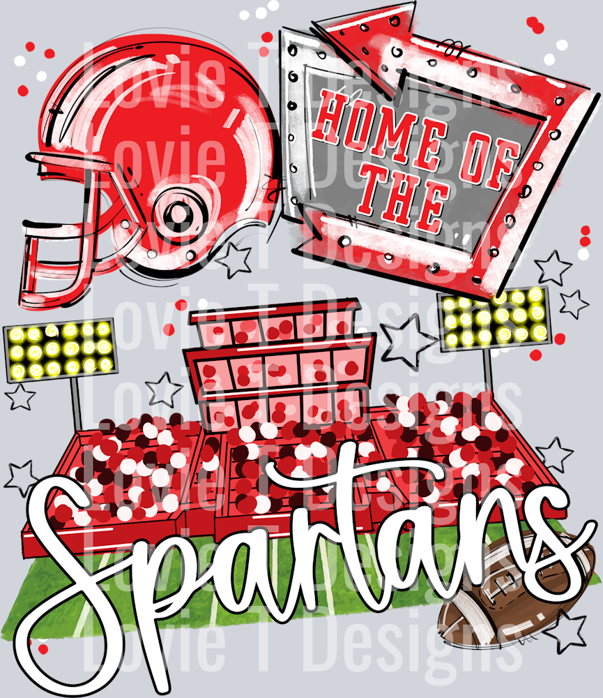 HOME OF THE FIELD RED SPARTANS